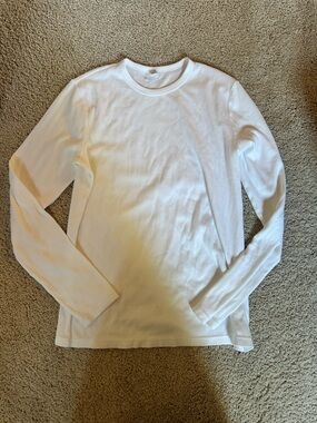 Uniqlo Women's Cream Scoop Neck Knit Sweater